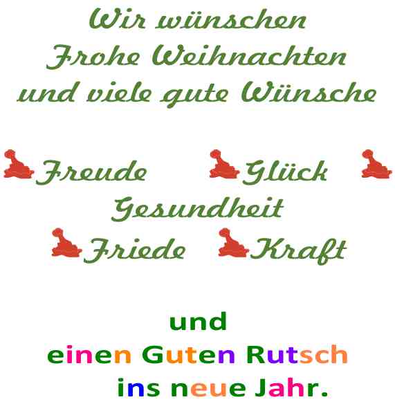 Frohe Weihnachten